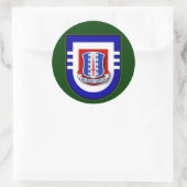 187. Infanterie-Regiment - 3d Battalion Flash Runder Aufkleber (Tasche)