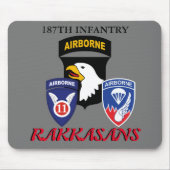 187. INFANTRIE RAKKASANS MOUSEPAD (Vorne)