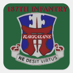187. INFANTRY RAKKASANS STICKERS