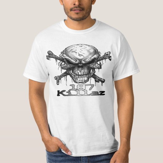 187 Killaz Schädel T-Shirt (Vorderseite)