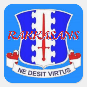 187th Aufkleber DUI RAKKASANS