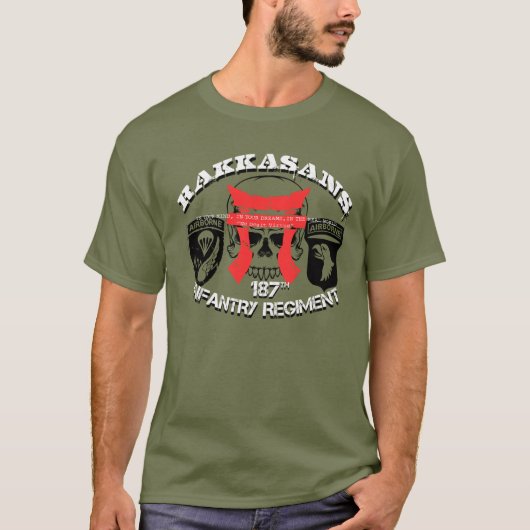 187th Infanterie RAKKASANS "Warzone " T-Shirt (Vorderseite)