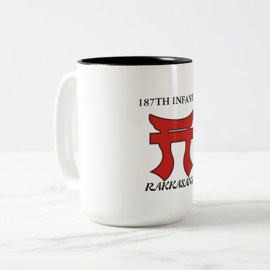 187TH TASSE der INFANTERIE-RAKKASANS (Vorderseite Links)