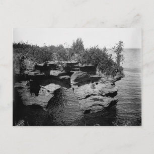 1880 Apostle Islands, Pope's Nose, Lake Superior Postkarte
