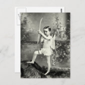 1880 Arbeitskupid Postkarte (Vorne/Hinten)