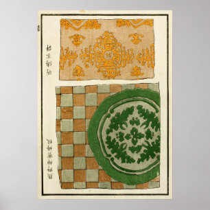 1880 Chinesische Phoenix-Mythologie-Kunst Poster