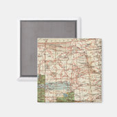 1880 Fortschrittsplan der Geografischen Erhebungen Magnet (Vorderseite/Rückseite)