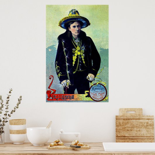 1880 Medicine Show Poster (Küche)