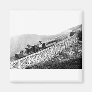 1880 Passagierzüge bei der Arbeit Magnet