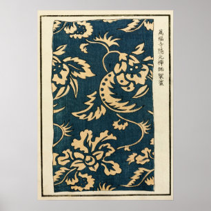 1880 Stoddard Chinesisches Ornamentmuster Poster