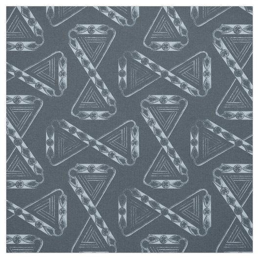 1880 war vor langer Zeit, navy Blue Stoff (Muster)