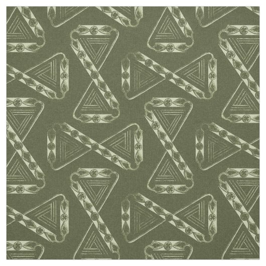 1880 war vor langer Zeit, Olivgrün Stoff (Muster)