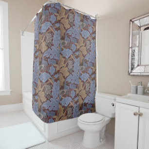 1880 William Morris St. James Palace Wallpaper Duschvorhang