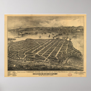 1880's San Diego CA Poster