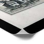 1881 Luftkarte Norristown PA Pennsylvania Poster (Ecke)