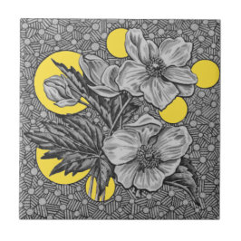 1881 Sherwin & Cotton Aesthetic Transferware Repro Fliese