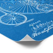 1882 Design für Fahrräder mit hohem Rad - Kunstdru Poster (Ecke)