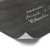 1882 Flugmaschinentatent Zeichnend Druck Poster (Ecke)