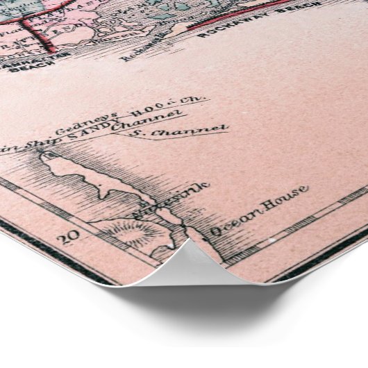 1882 Long Island Poster (Ecke)