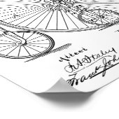 1882 Vintages Fahrrad-Patent Art Printwerbung Poster (Ecke)