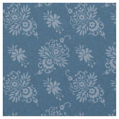 1883 Blumenstrauß, blau Stoff (Nahaufnahme)