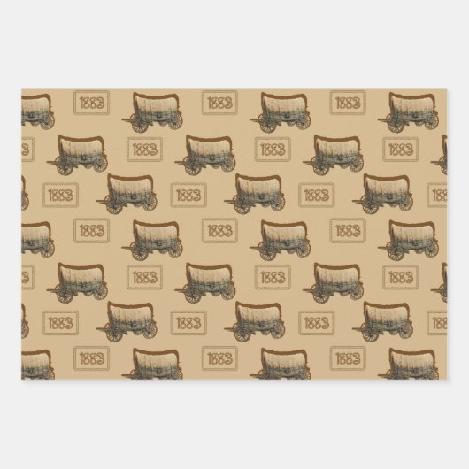 1883 Gelbstein Geschenkpapier Set (Vorderseite 3)