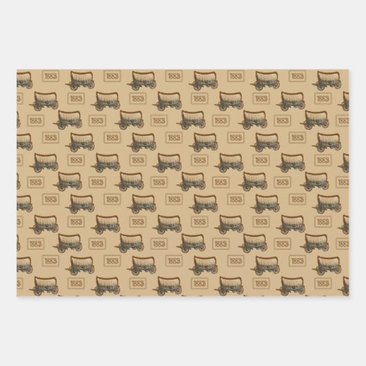 1883 Gelbstein Geschenkpapier Set (Vorderseite 2)