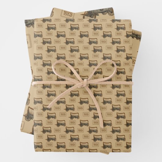 1883 Gelbstein Geschenkpapier Set (Beispiel)