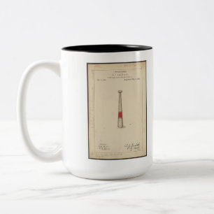 1884 / 1885 Vintag Baseball Bat Patent Tasse !