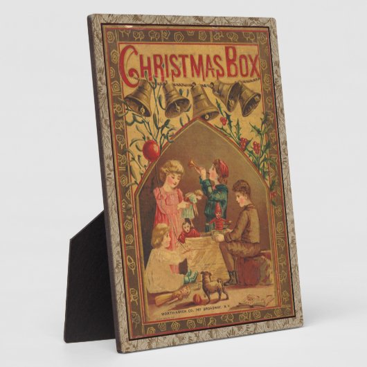 1884 CHRISTMAS BOX BOOK COVER FOTOPLATTE (Seite)