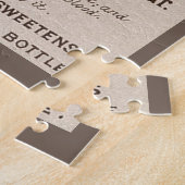 1884 Hood’s Tooth Powder-Karte Puzzle (Seite)
