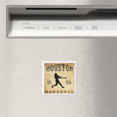 1884 Houston Texas Baseball Magnet (In Situ (Geschirrspüler))