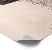 1884 Libanon, NH Birds Eye Panoramablick Karte Poster (Ecke)