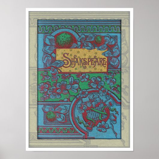 1884 SHAKSPEARE BUCHDECKER ART POSTER (Vorne)
