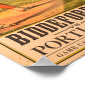1885 Biddeford gegen Portland Poster (Ecke)