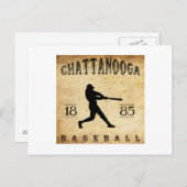 1885 Chattanooga Tennessee Baseball Postkarte (Vorne/Hinten)