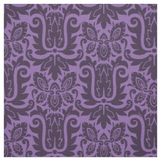 1885 Damask, Mauveine Lila Stoff (Muster)