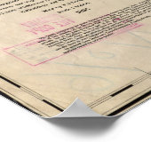 1885 Karte von Maui, Hawaii Poster (Ecke)