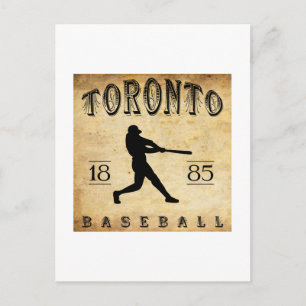 1885 Toronto Ontario Kanada Baseball Postkarte