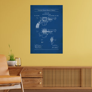 1885 US-Patent 317965 - Boland Revolver Poster
