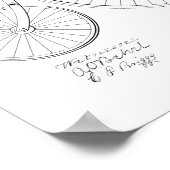 1885 Vintages Fahrrad-Patent Art Printwerbung Poster (Ecke)