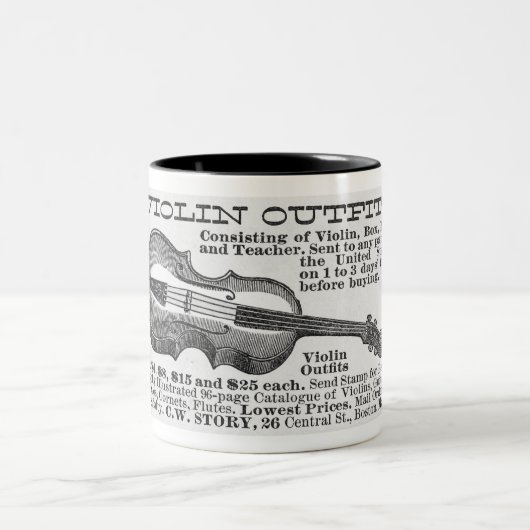 1886 AD FÜR GEWOLLE ZWEIFARBIGE TASSE (Mittel)