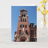 1886 Court House Karte (Gelbe Blume)