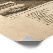 1886 Knoxville, TN Birds Eye Panoramablick Karte Poster (Ecke)