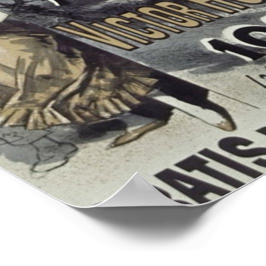 1886 Les Miserables Poster (Ecke)