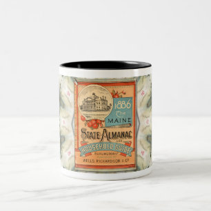 1886 MAINE ALMANAC COVER ART Kaffeetasse