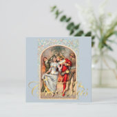 1886 Paare in mittelalterlichen Kostümen unter Mis Karte (Stehend Vorderseite)