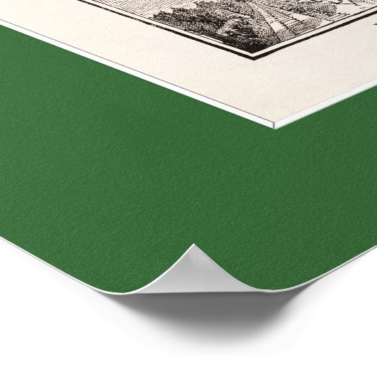 1886 SF Bay Area Map Poster (Ecke)