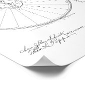 1886 Vintages Fahrrad-Patent Art Printwerbung Poster (Ecke)