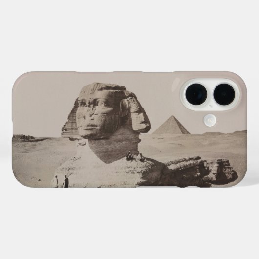1887 Große Sphinx von Gizeh Nekropolis in Ägypten Case-Mate iPhone Hülle (Rückseite (Horizontal))